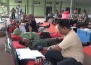 Sambut Hari Juang TNI AD 2023, Korem 143/HO Kendari Kumpulkan 500 Kantong Darah