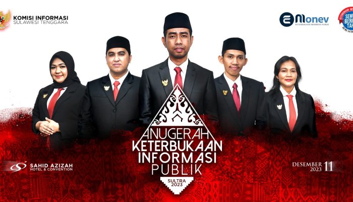 Penganugerahan Keterbukaan Informasi Publik KI Sultra Akan Digelar Malam Ini