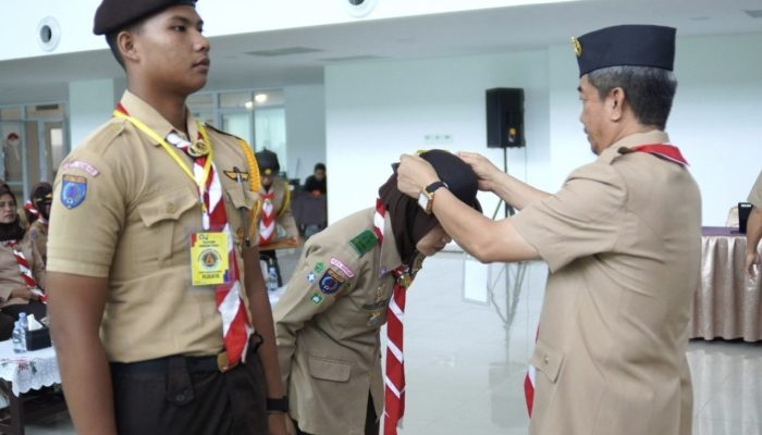 Pelatihan Pramuka Peduli Penanggulan Bencana Tingkat Kota Kendari Resmi Digelar