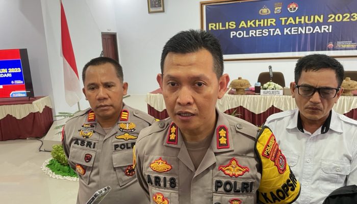 Sepanjang Tahun 2023 Polresta Kendari Ungkap 92 Kasus Narkoba, Ada 7 Tersangka Wanita