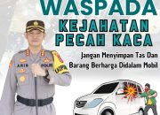 Marak Modus Kejahatan Pecah Kaca Mobil, Masyarakat Kendari Diminta Waspada