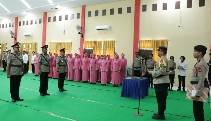 Pelaksanaan Sertijab Polres Wakatobi Langkah Menuju Peningkatan Kinerja