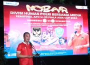 Nobar Timnas Indonesia U-23 Vs Uzbekistan U-23 Bareng Wartawan, Kadiv Humas Bicara Persatuan Bangsa