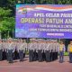 Apel Gelar Pasukan Operasi Patuh Anoa 2024 di Lapangan Apel Presisi Polda Sultra, Senin 15 Juli 2024