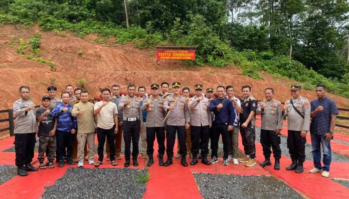 Kapolres Konawe Utara Resmikan Tim Menembak Bhayangkara Oheo Shooting Club