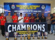 Irjen Pol Dwi Irianto Tutup Pelaksanaan Turnamen Sepak Bola Kapolda Sultra Cup 2024