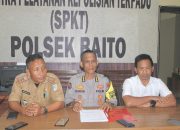 Polda Sultra Gelar Press Conference Klarifikasi Rusaknya Kaca Mobil Dinas Camat Baito Yang Dikemudikan Oleh Kasi Pemerintahan