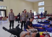 Humas Polda Sultra Gelar Donor Darah Serentak, Rayakan Hari Jadi Humas Polri ke-73