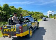 Sinergitas TNI-Polri di Buton Utara, Patroli Gabungan Cooling System Jelang Pilkada